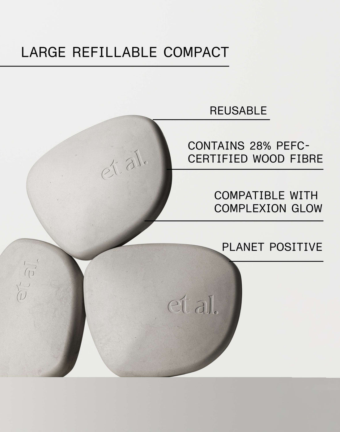 et al. Empty Refillable Reusable Compact - Large