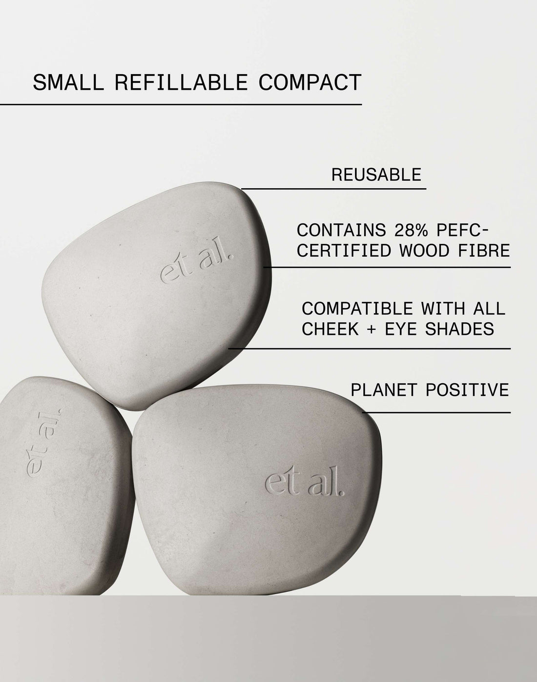 et al. Empty Refillable Reusable Compact - Small