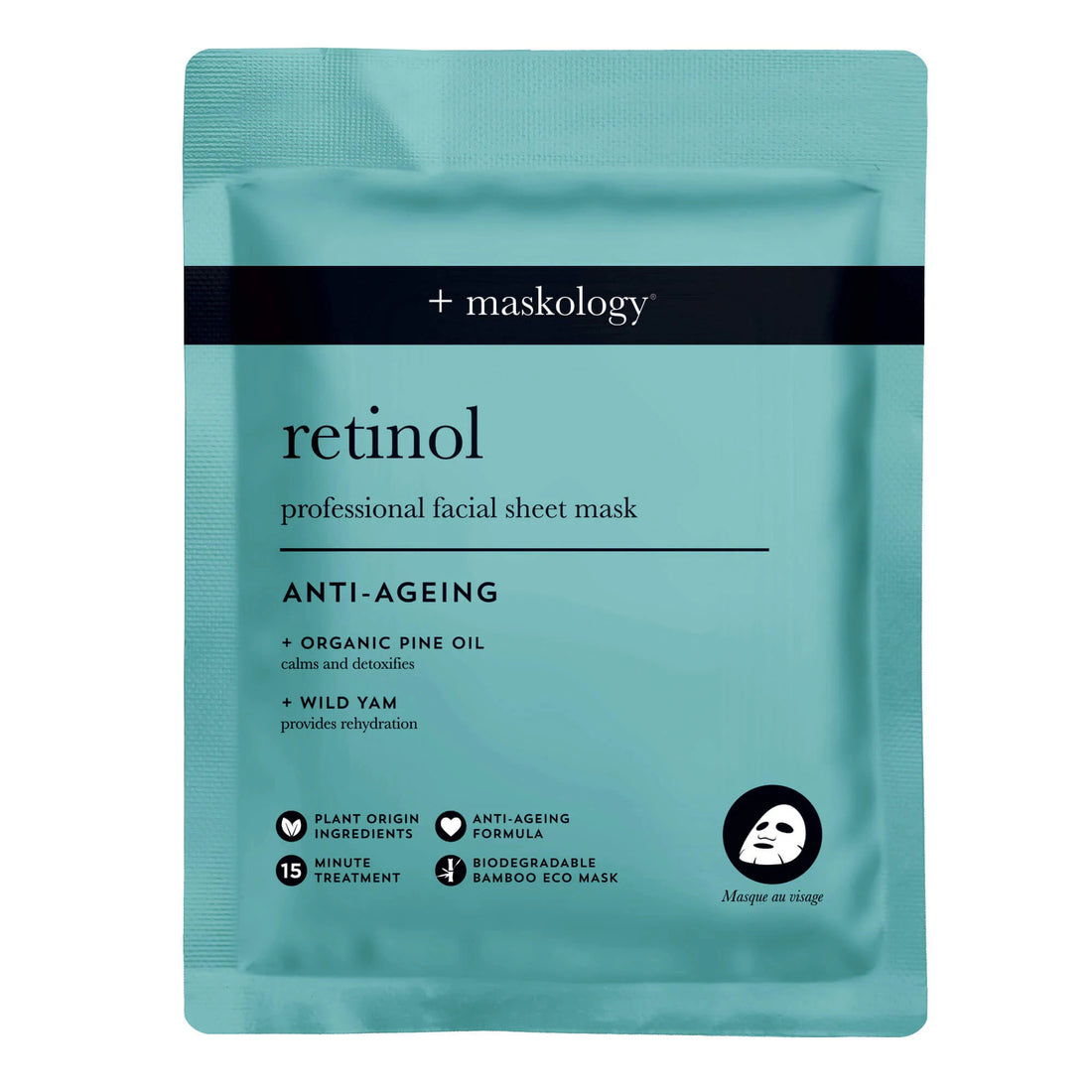Maskology Retinol - Professional Facial Sheet Mask