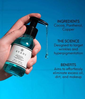 Avant Blue Volcanic Stone Purifying & Antioxydising Cleansing Gel