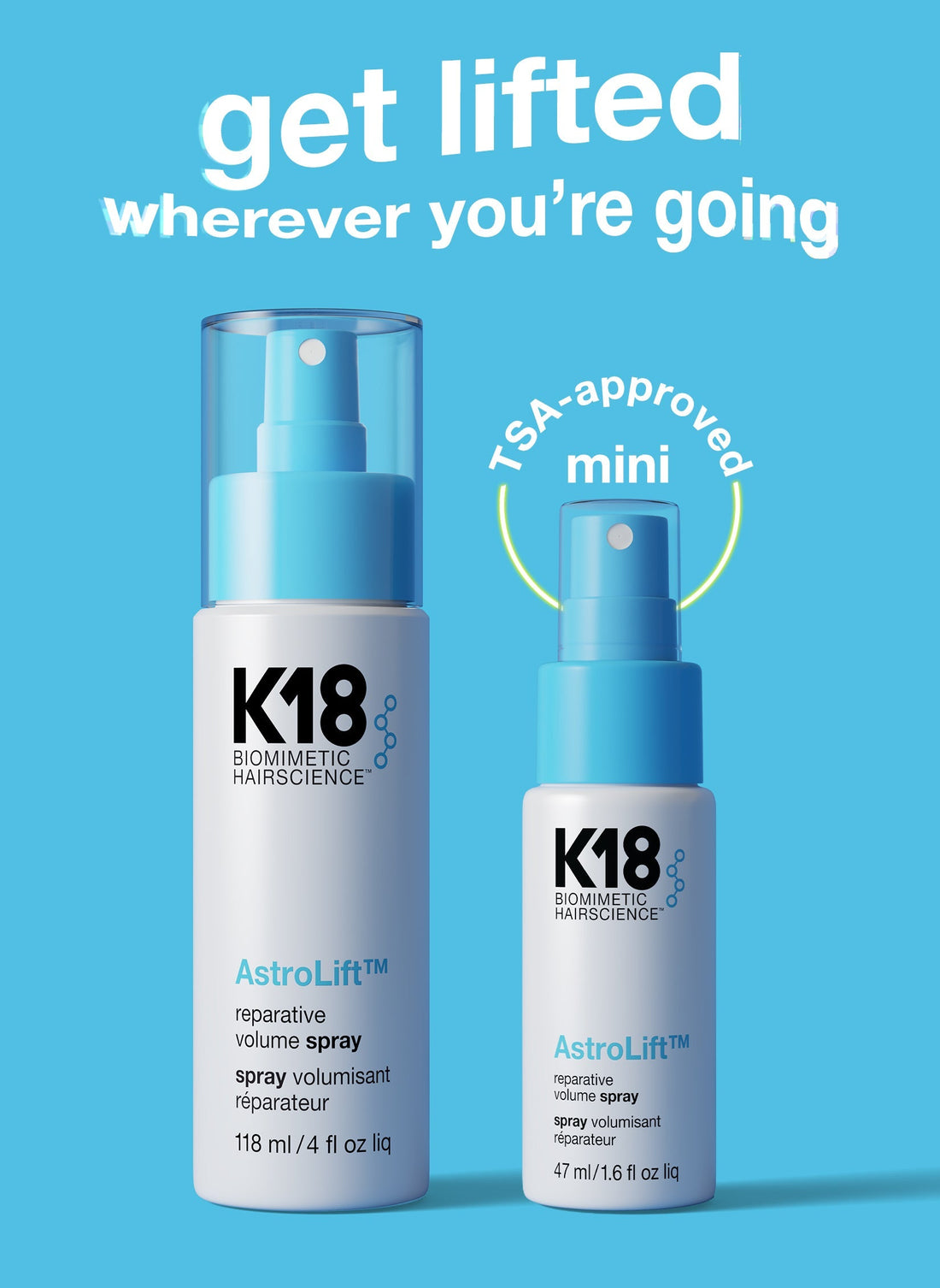 K18 AstroLift Reparative Volume Spray