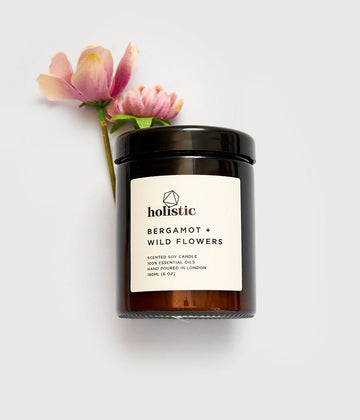 Holistic London Soy Candle - Bergamot + Wild Flowers
