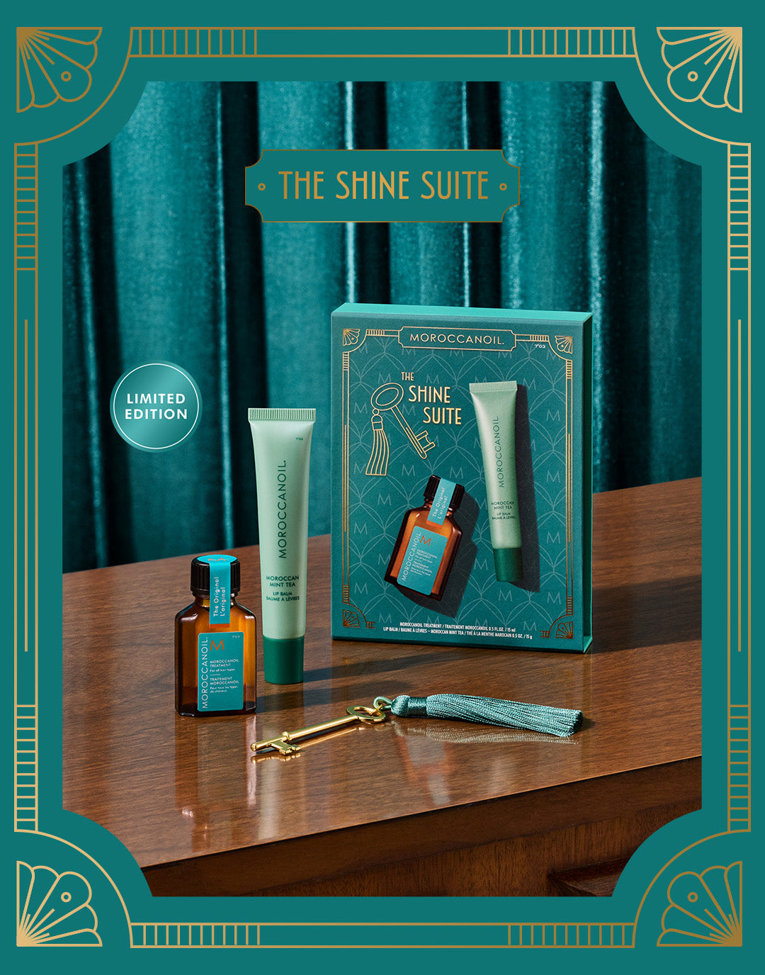 Moroccanoil The Shine Suite Lip Balm Gift Set