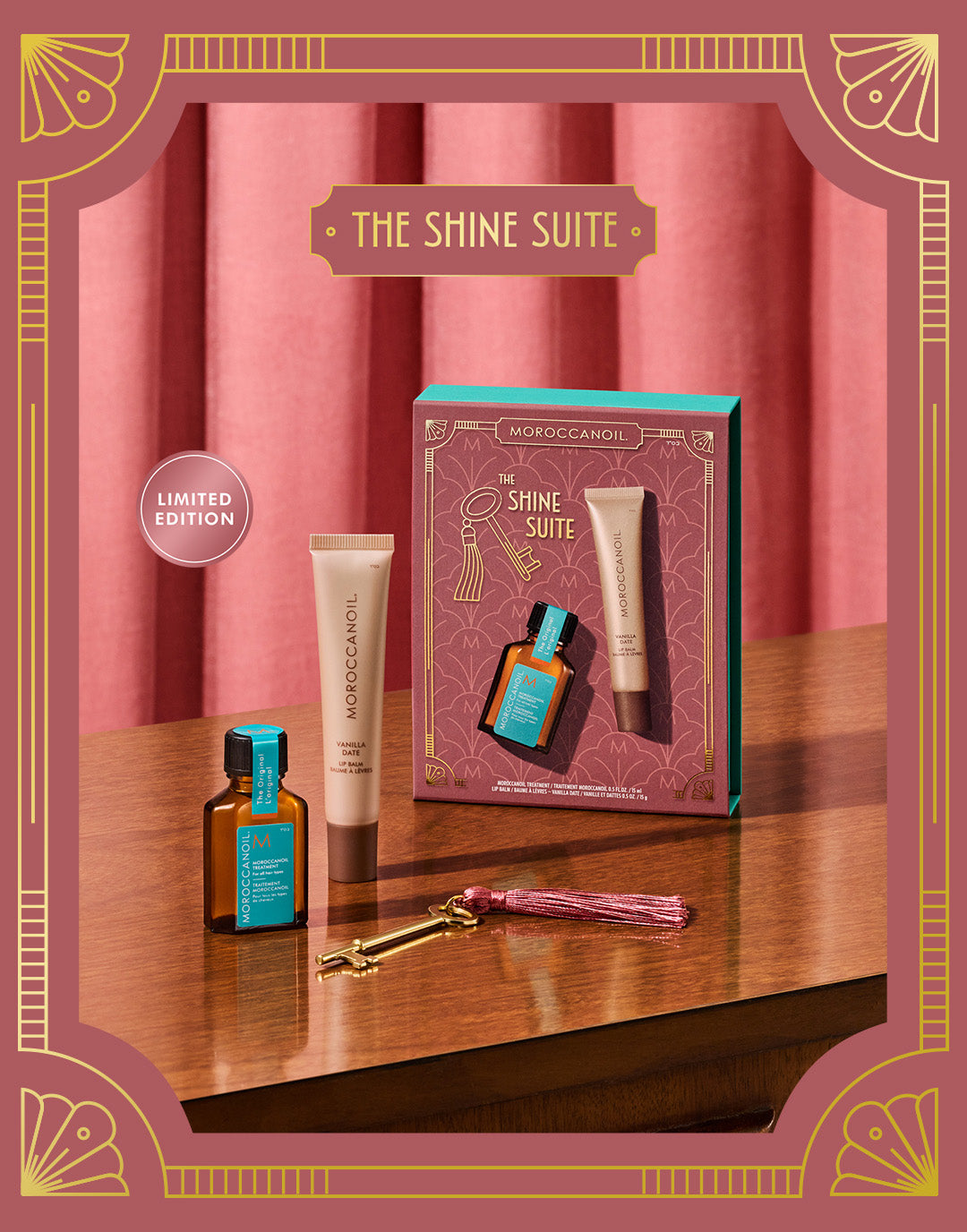 Moroccanoil The Shine Suite Lip Balm Gift Set