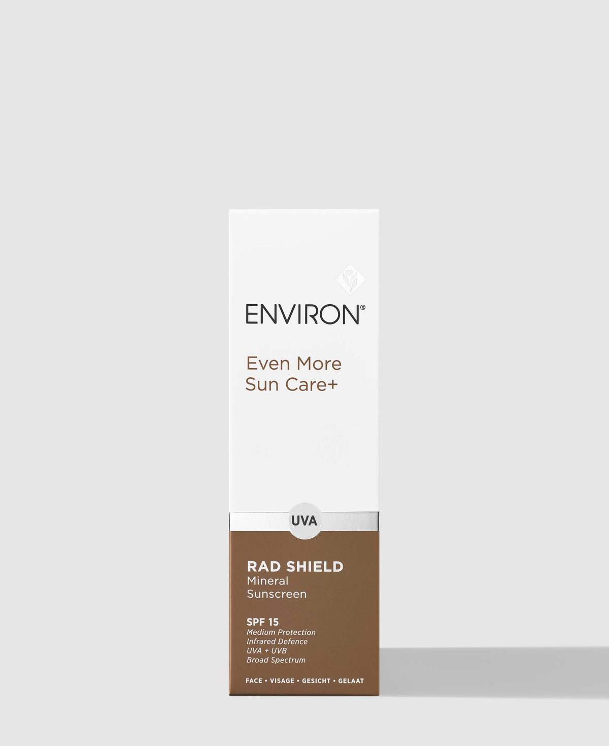 Environ Sun Care+ RAD Shield Mineral Sunscreen SPF15, with packaging