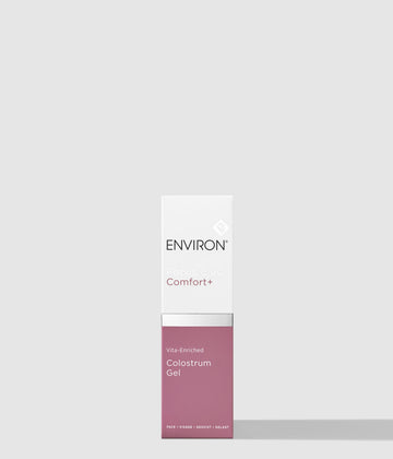 Environ Comfort+ Vita-Enriched Colostrum Gel, with packaging