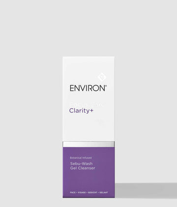 Environ Clarity+ Botanical Infused Sebu-Wash Gel Cleanser, with packaging