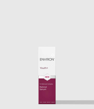 Environ Youth+ Tri-Retinoid Complex Retinol Serum, with packaging