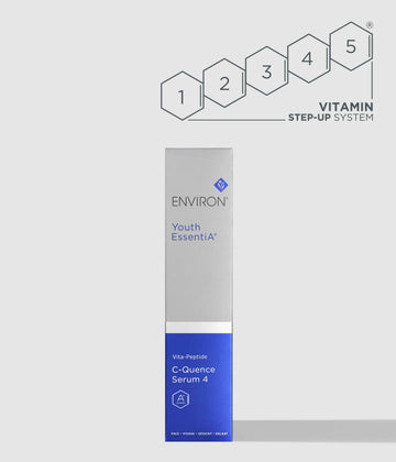 Environ Youth EssentiA Vita-Peptide C-Quence Serum 4, with packaging