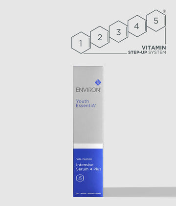 Environ Youth EssentiA Vita-Peptide Intensive Serum 4 Plus, with packaging