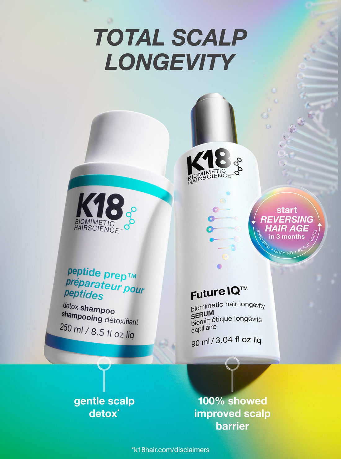 K18 FutureIQ Biomimetic Hair Longevity Serum