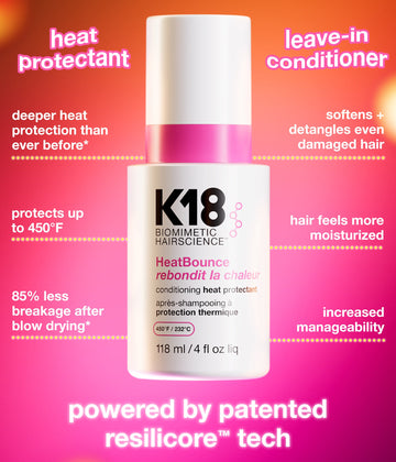 K18 HeatBounce Conditioning Heat Protectant