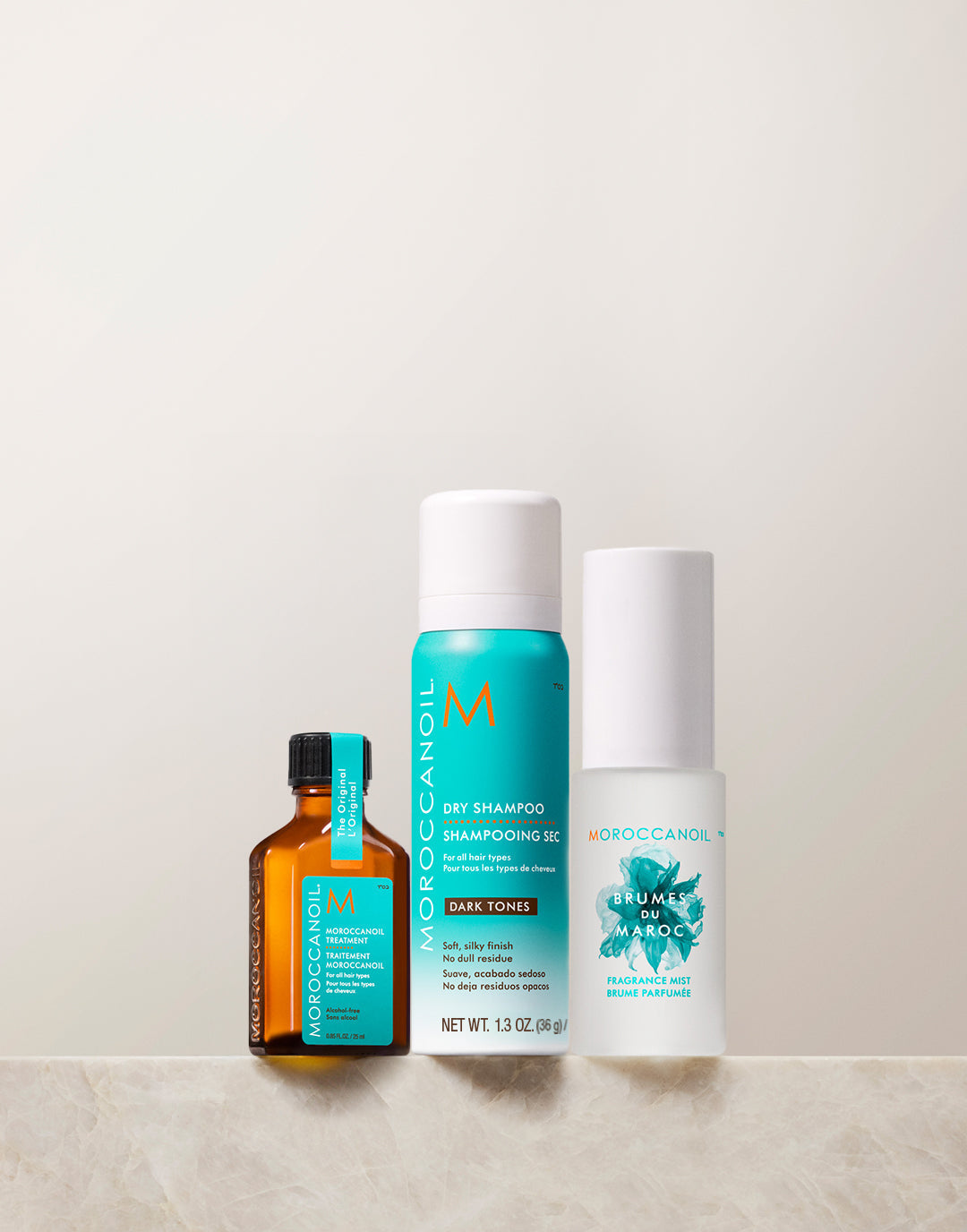 Moroccanoil Refresh, Nourish and Go! Set Dark Tones