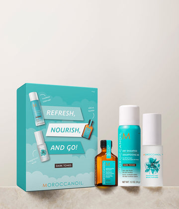 Moroccanoil Refresh, Nourish and Go! Set Dark Tones