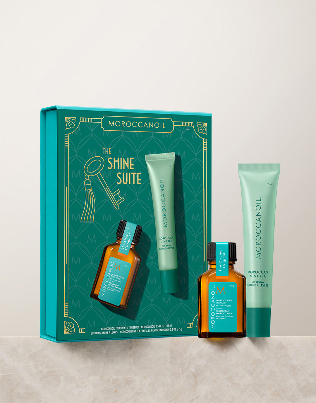 Moroccanoil The Shine Suite Lip Balm Gift Set