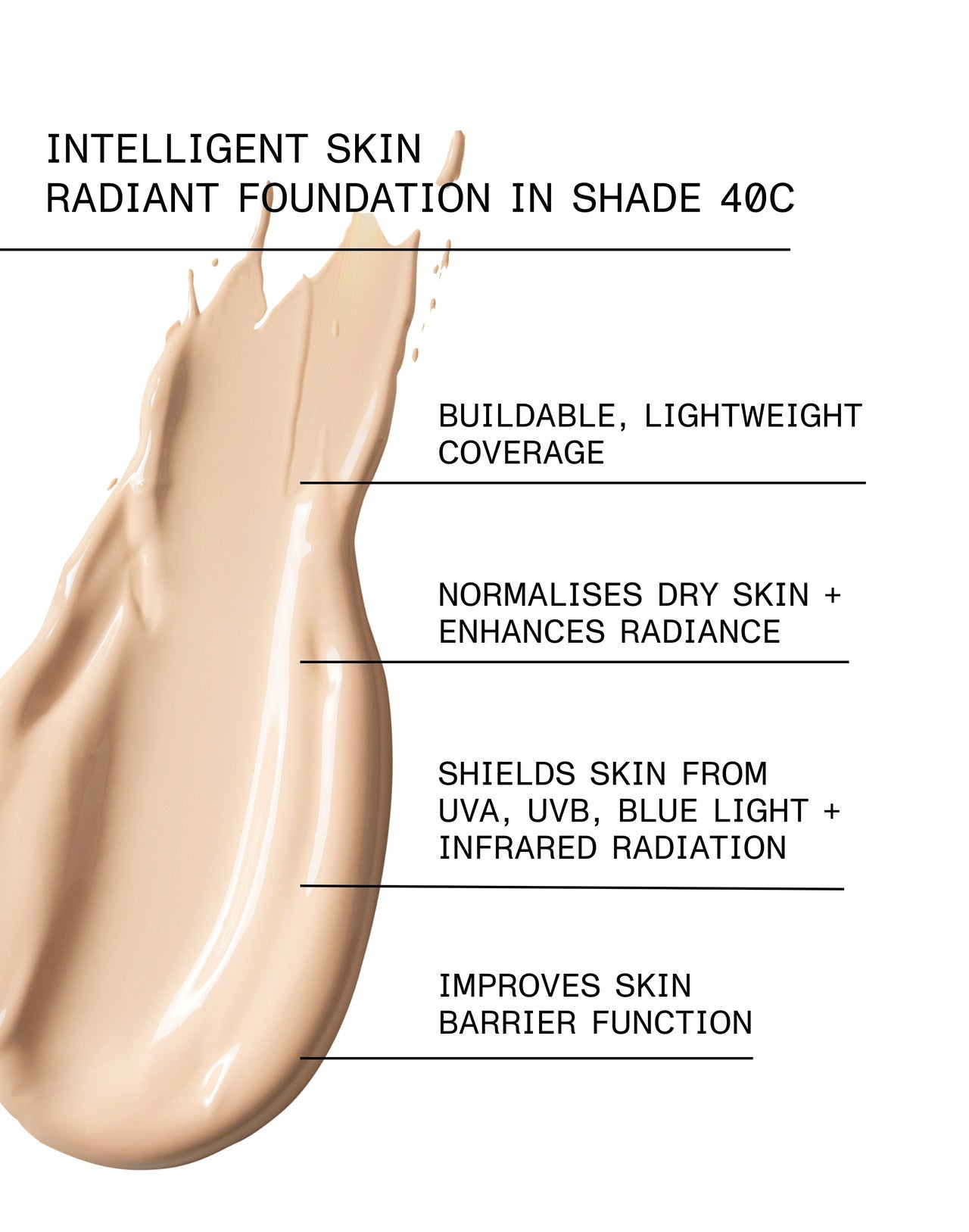 Un Radiating Skin et al. Intelligent Skin Radiant Foundation SPF15 & The Derma Company