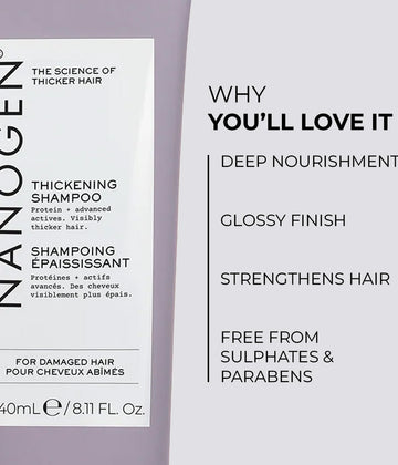 Nanogen Thickening Shampoo For Damaged Hair