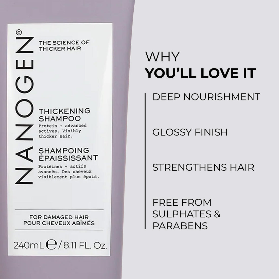 Nanogen Thickening Shampoo For Damaged Hair