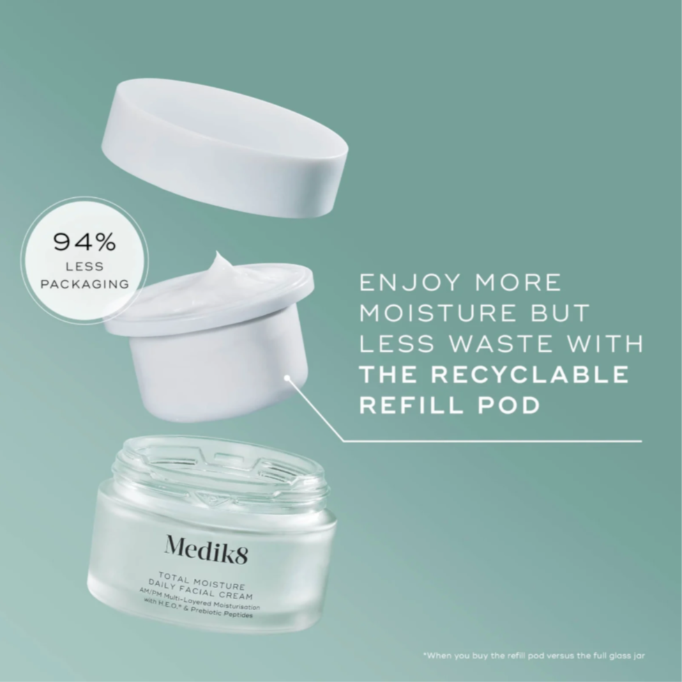 Medik8 Total Moisture Daily Facial Cream, with packaging