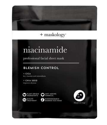 Maskology Niacinamide - Professional Facial Sheet Mask
