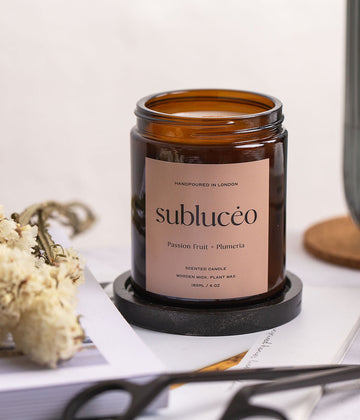 Subluceo Passion Fruit + Plumeria Candle