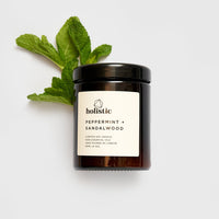 Holistic London Soy Candle - Peppermint + Sandalwood