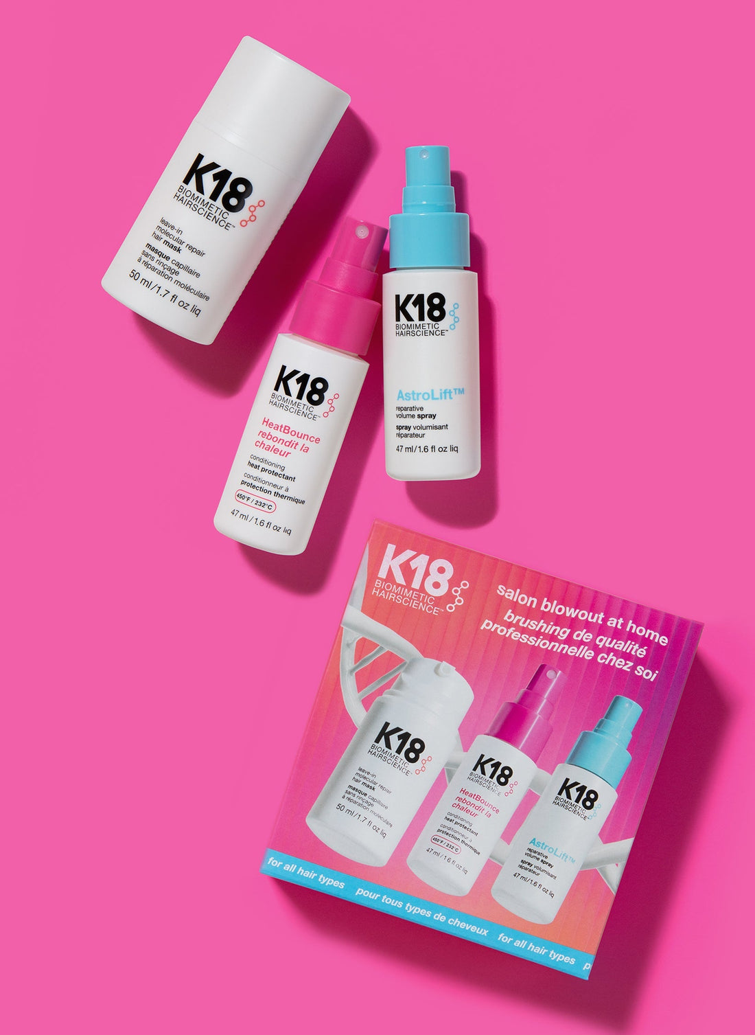K18 Salon Blowout At Home Kit
