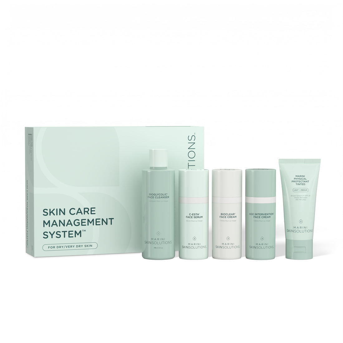 Marini Skin Solutions Management System – Dry/Very Dry, Marini Physical Protectant SPF45