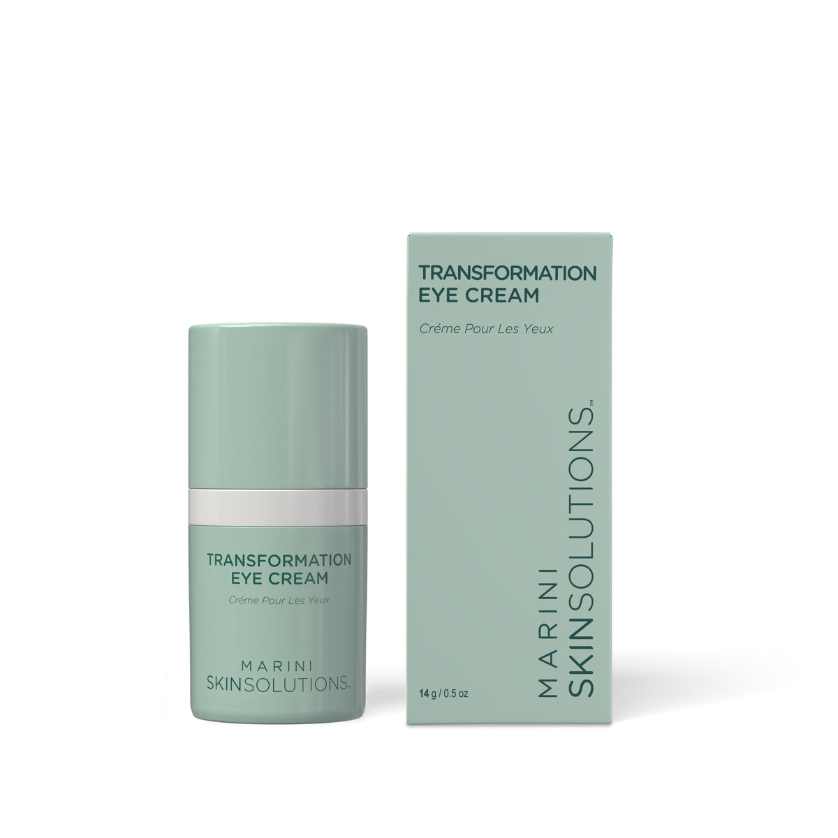 Marini Skin Solutions Transformation Eye Cream, with packaging