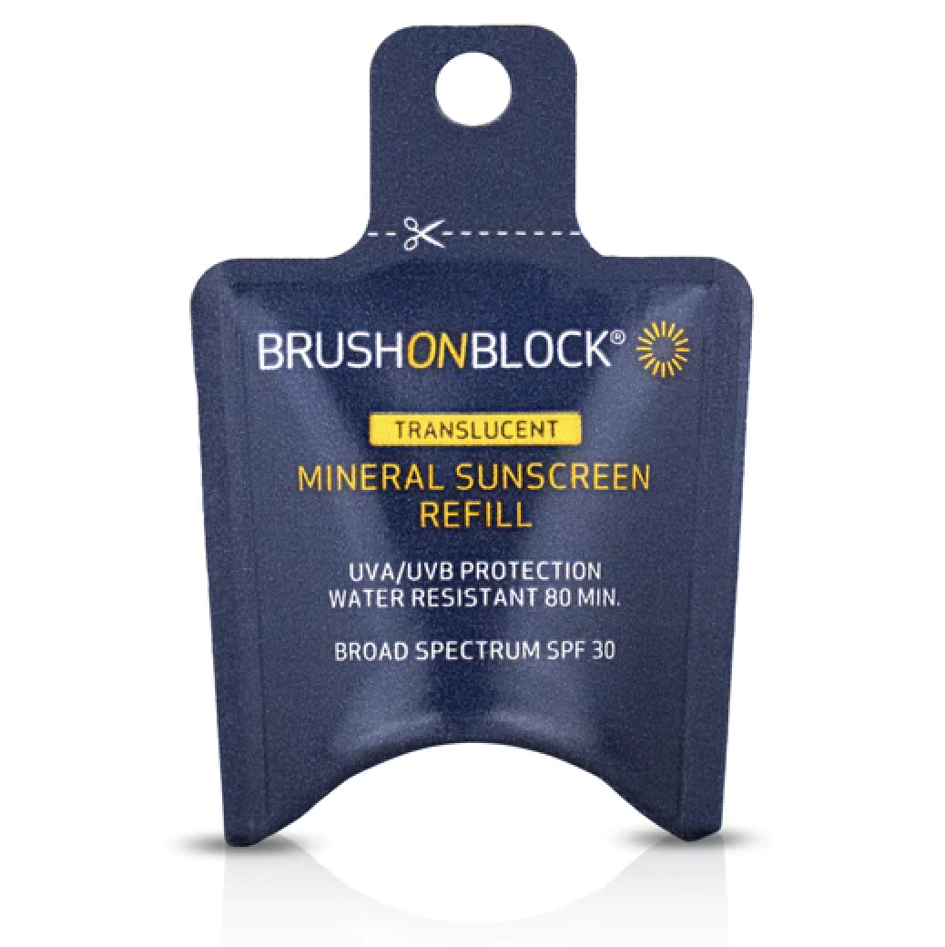 Brush On Block Mineral Sunscreen SPF30 Refill – Translucent