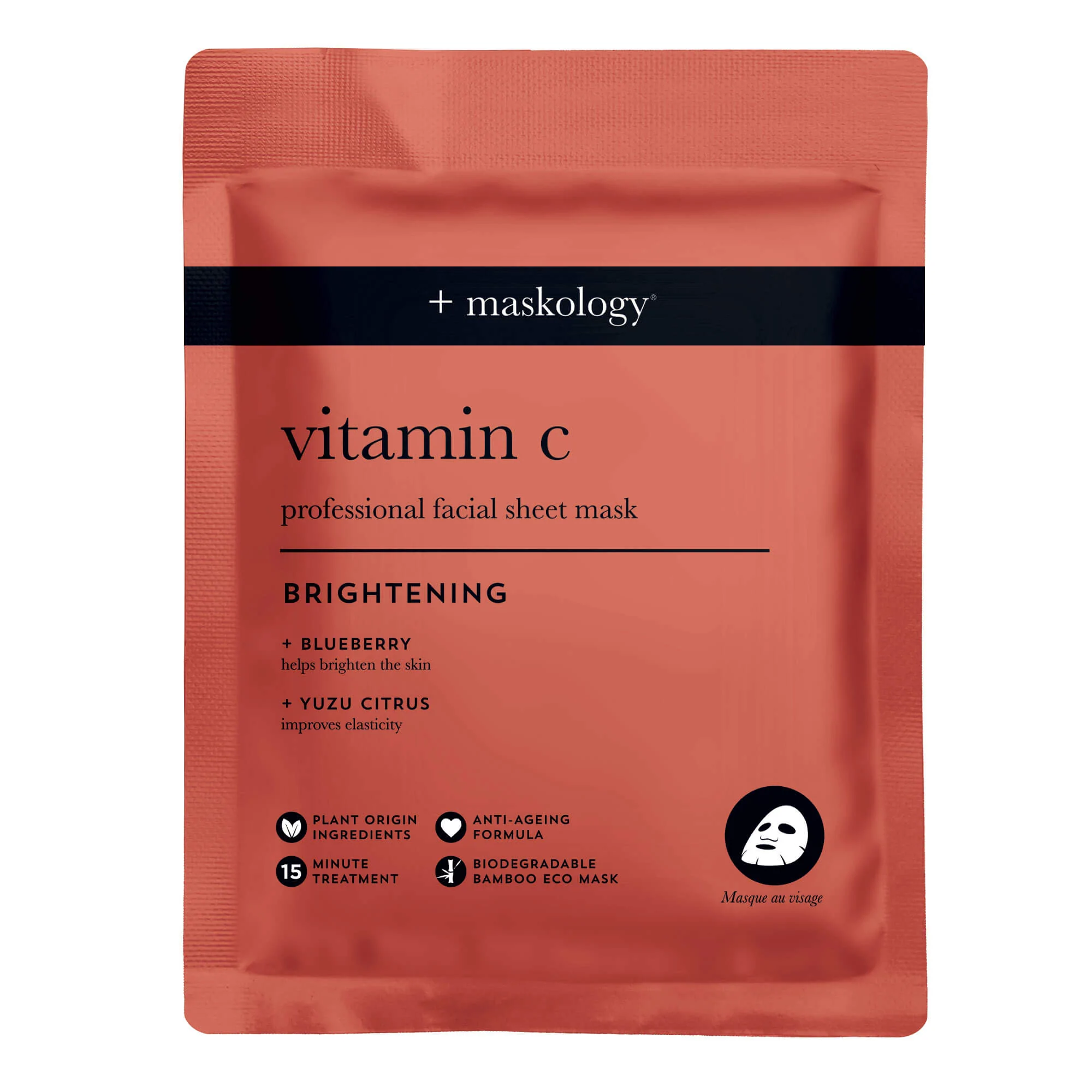 Maskology Vitamin C – Professional Facial Sheet Mask