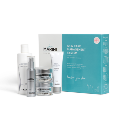 Jan Marini Skin Care Management System – Dry/Very Dry with Marini Physical Protectant SPF 45 Tinted